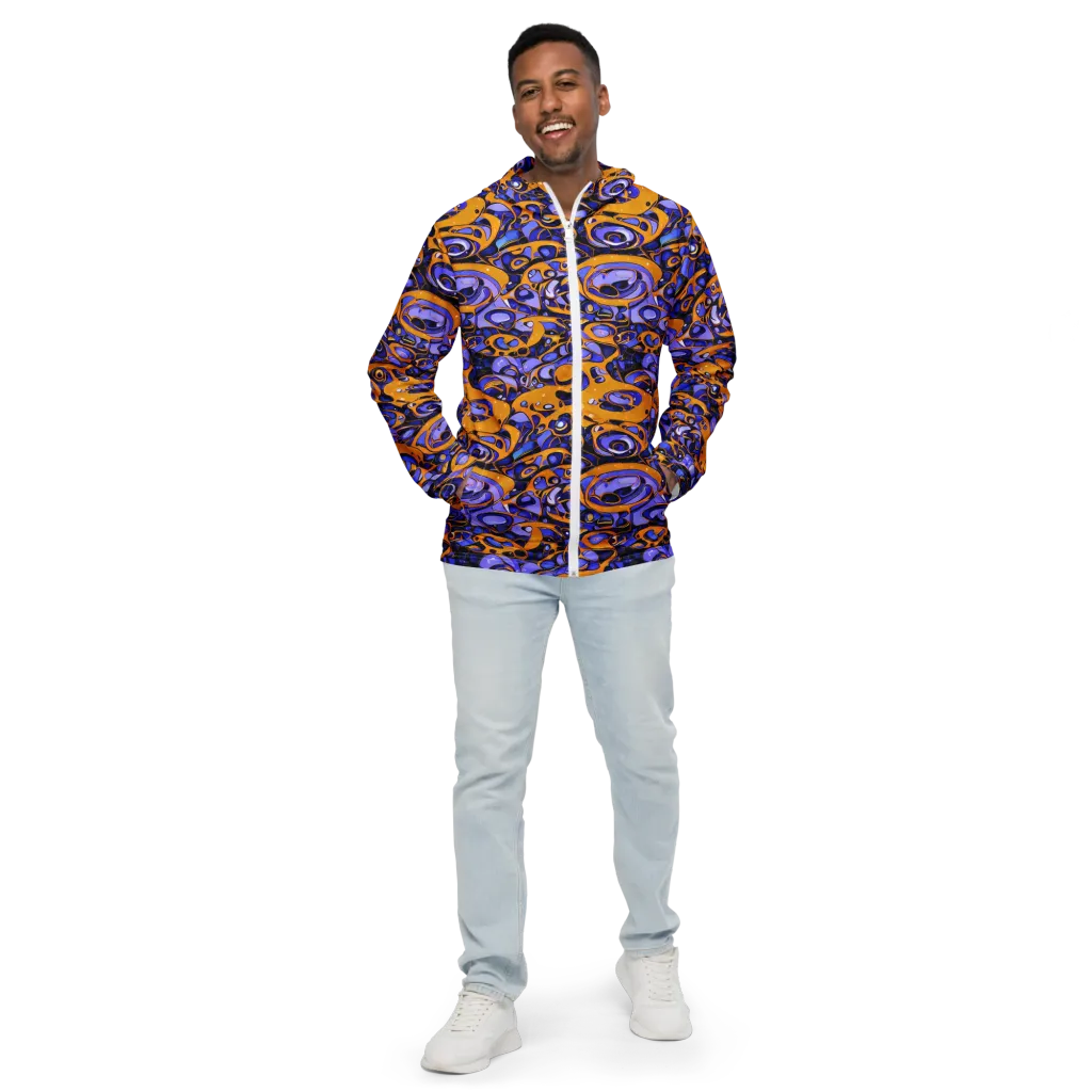 Psychedelic Alloy on Men's Windbreaker — Front