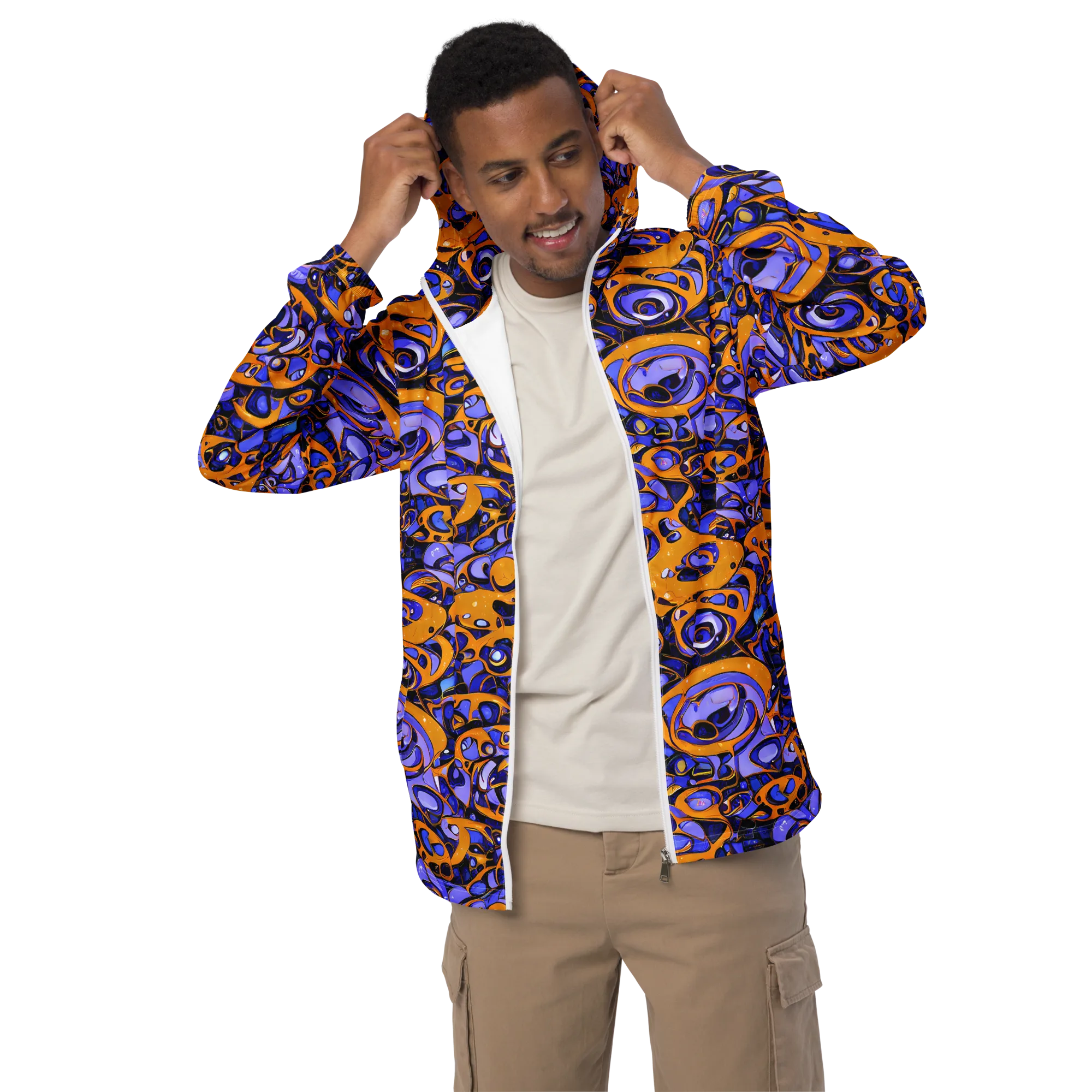 Psychedelic Alloy on Men's Windbreaker — Front