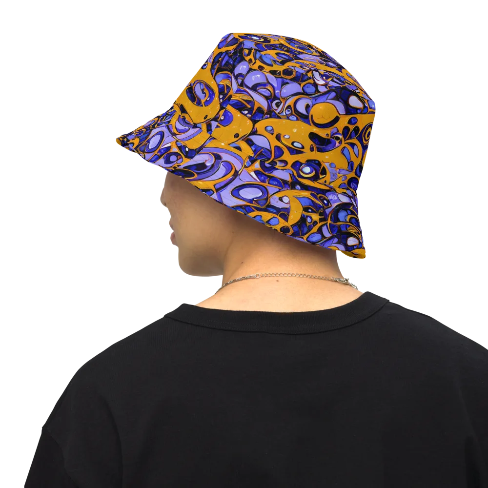 Psychedelic Alloy on Reversible Bucket Hat — Back Inside