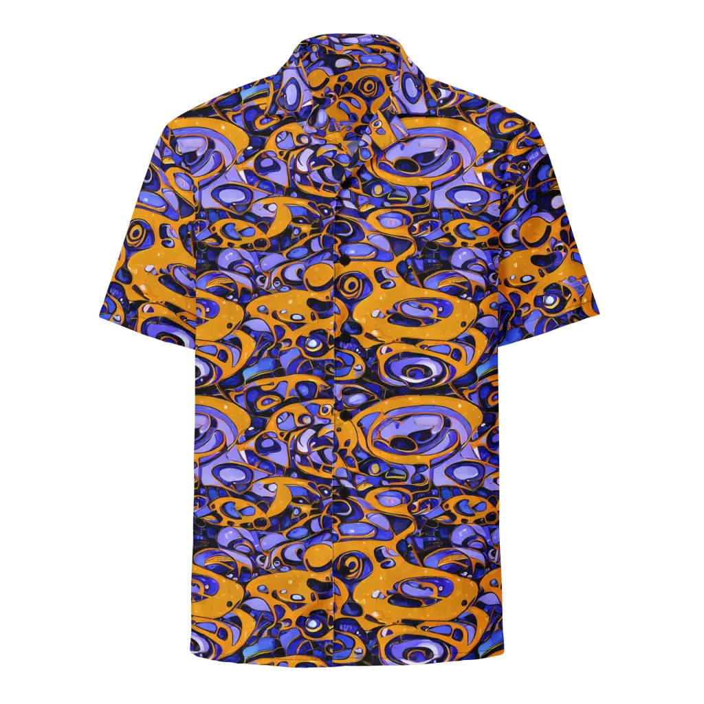 Psychedelic Alloy on Button Shirt — Front
