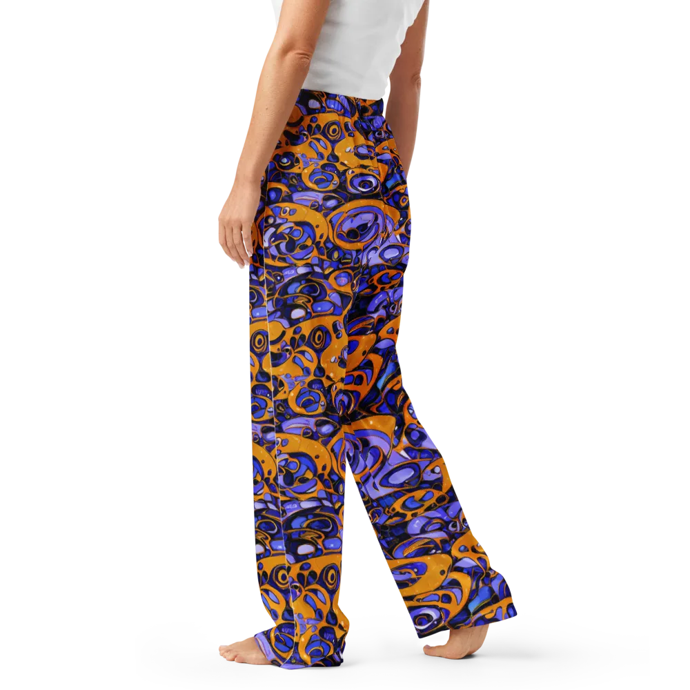Psychedelic Alloy on Women's Pajama Pants — Left