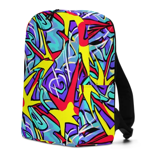Neon Turbulence on a Minimalist Backpack