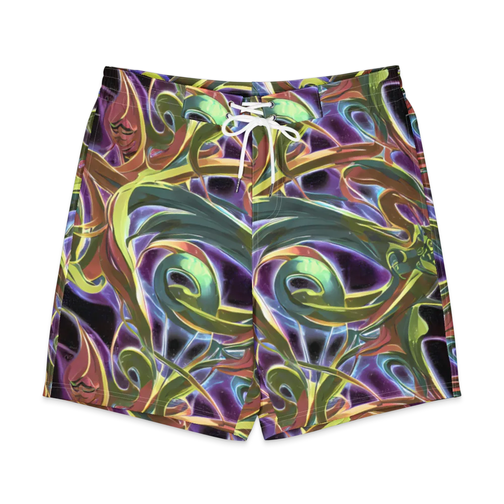Electric Guava on Men's Board Shorts — Front