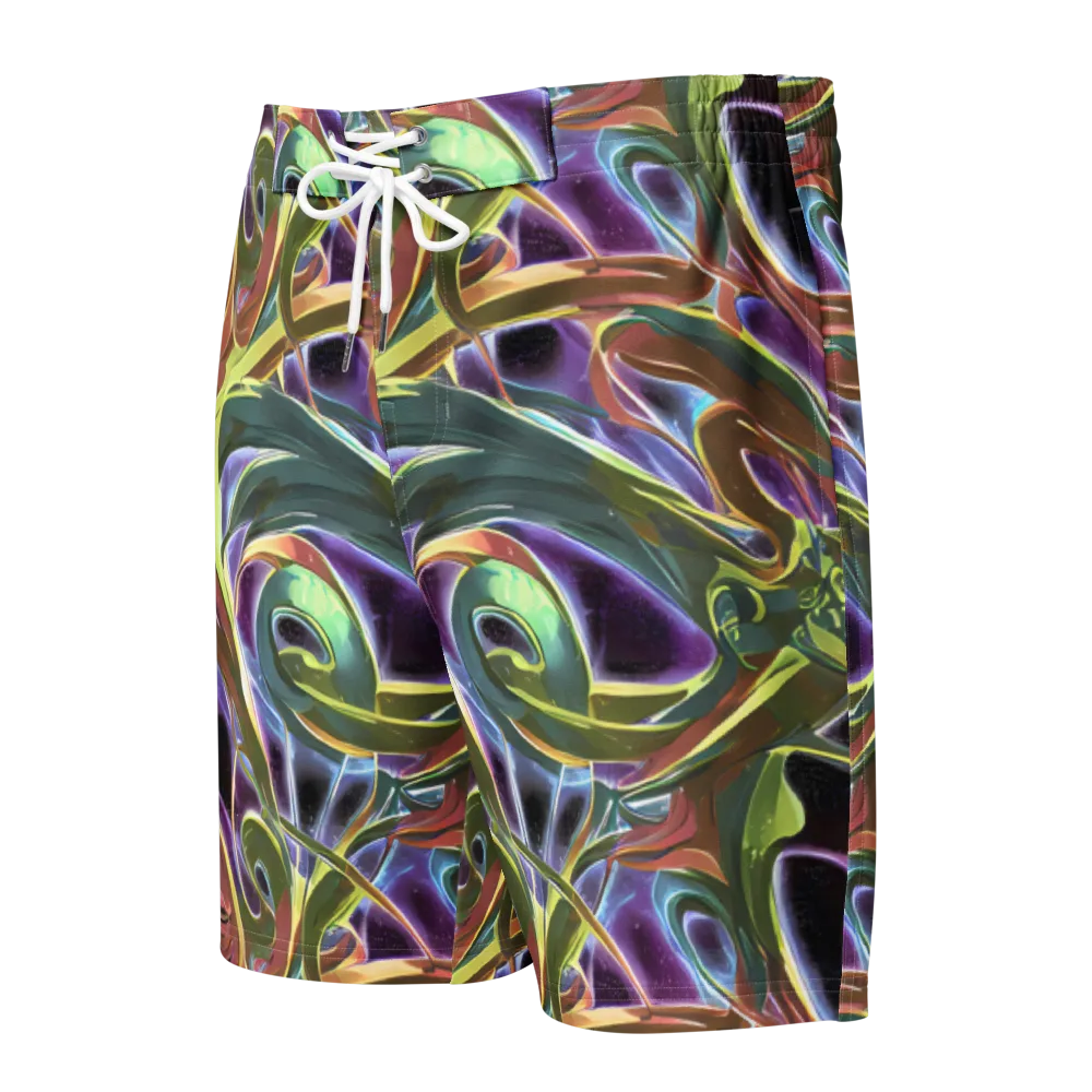 Electric Guava on Men's Board Shorts — Front