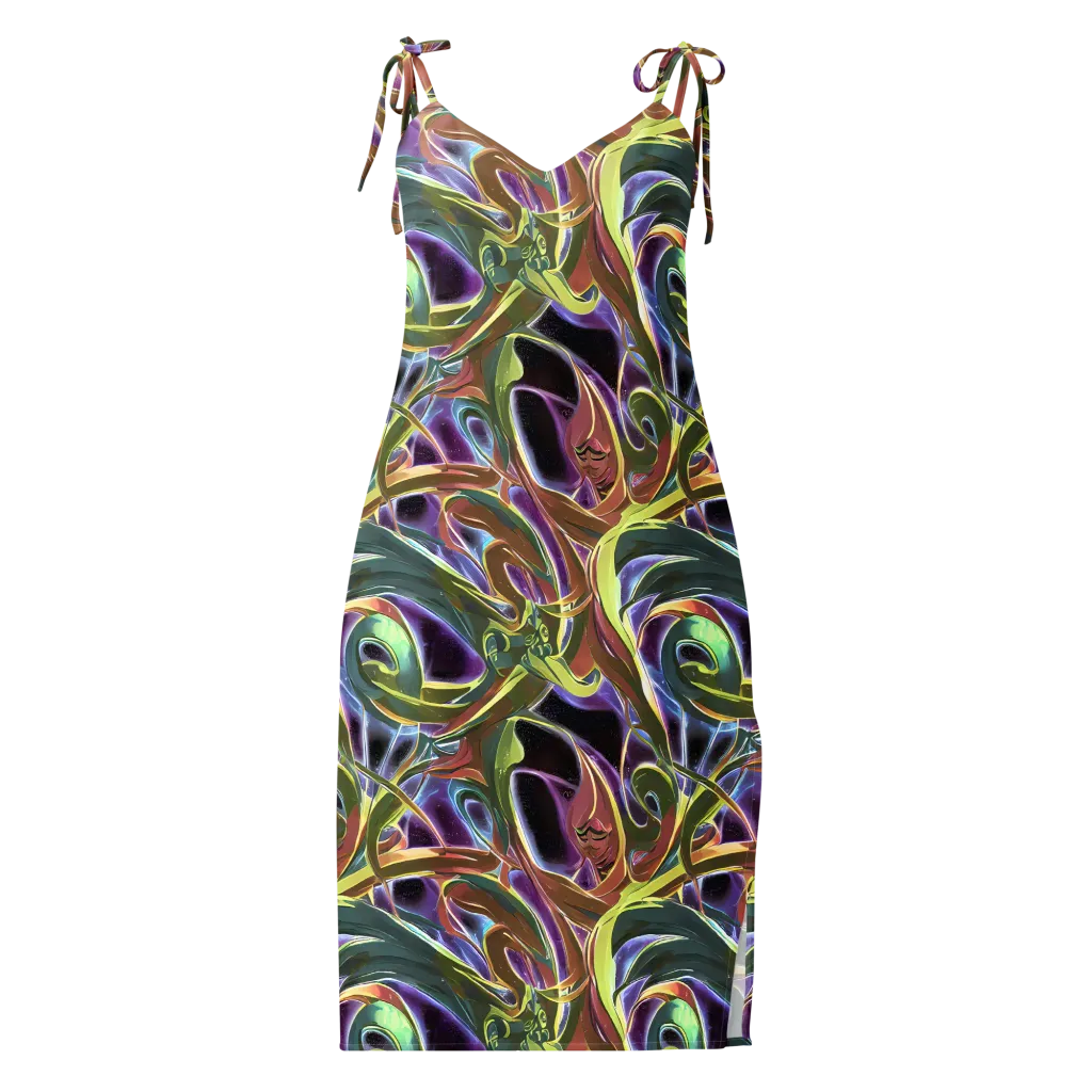 Electric Guava on Slip Dress — Front