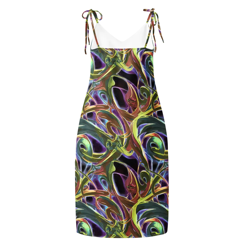 Electric Guava on Slip Dress — Back