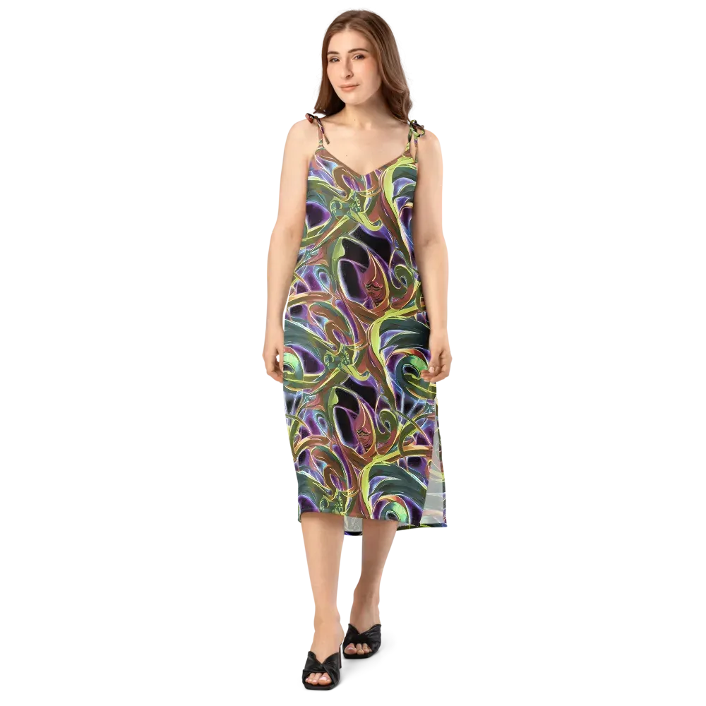 Electric Guava on Slip Dress — Front