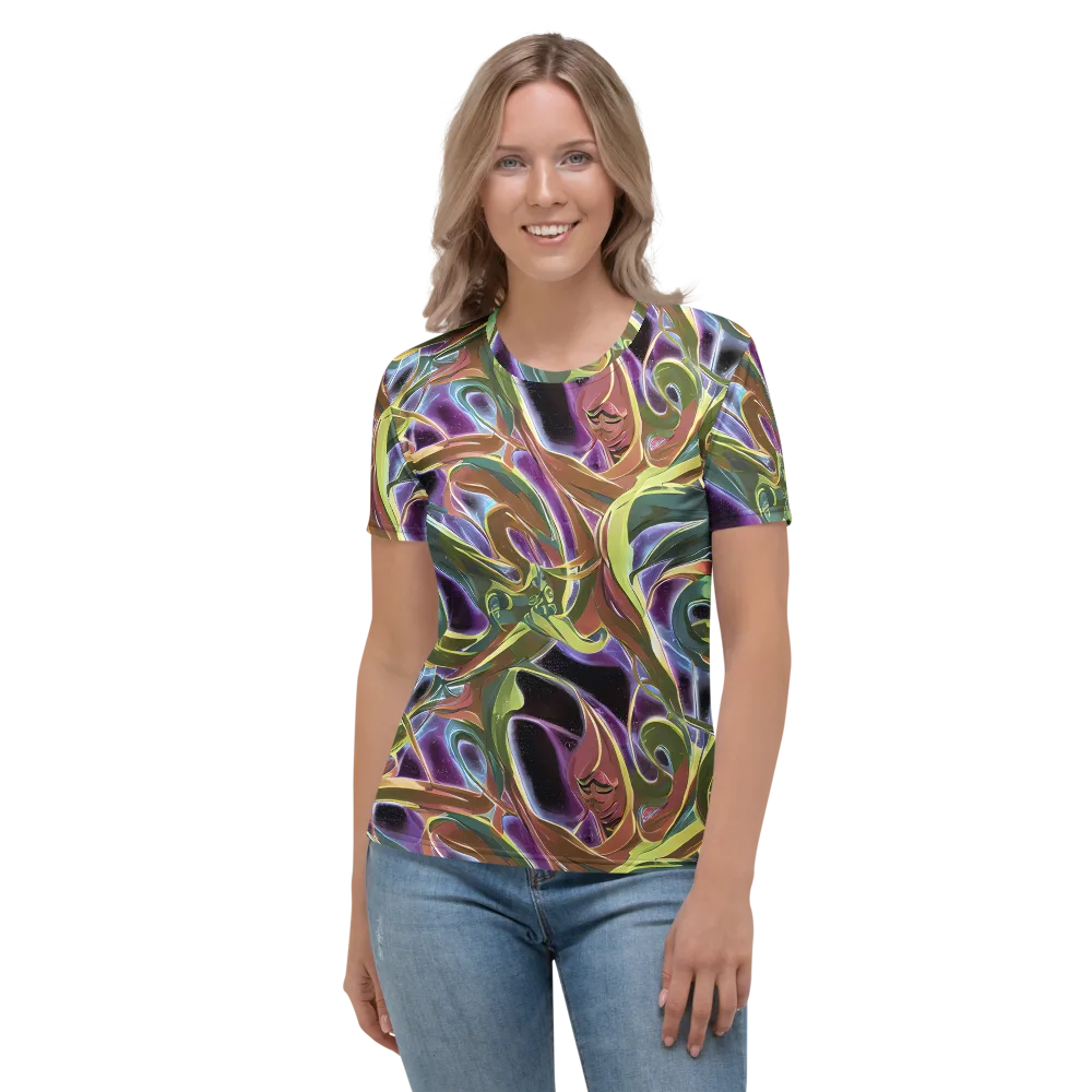 Electric Guava on Women's Crew Neck T-Shirt — Front