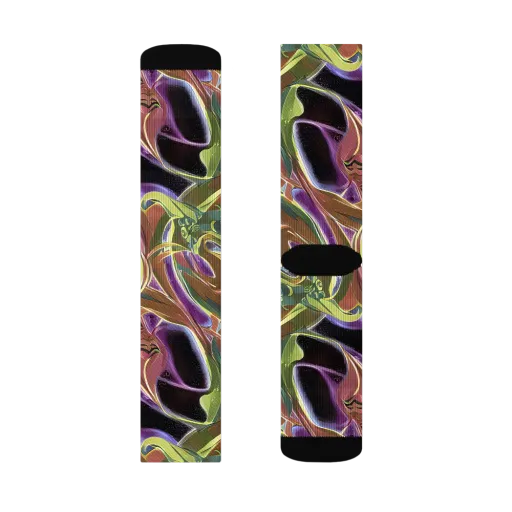 Electric Guava on a Socks