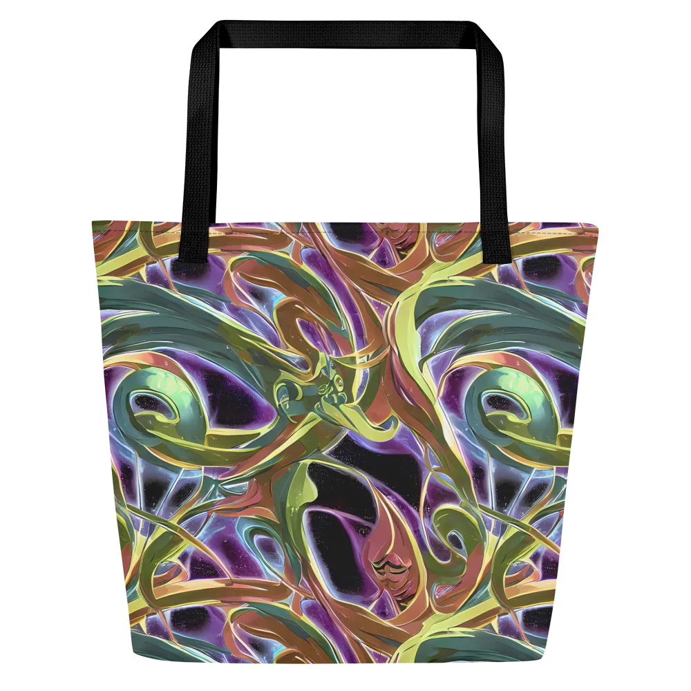 Electric Guava on Large Tote Bag W/ Pocket — Front