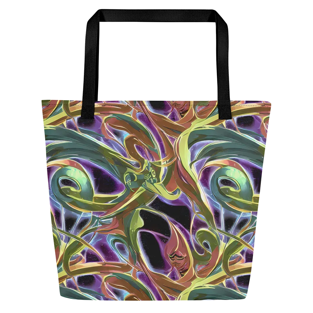 Electric Guava on Large Tote Bag W/ Pocket — Front