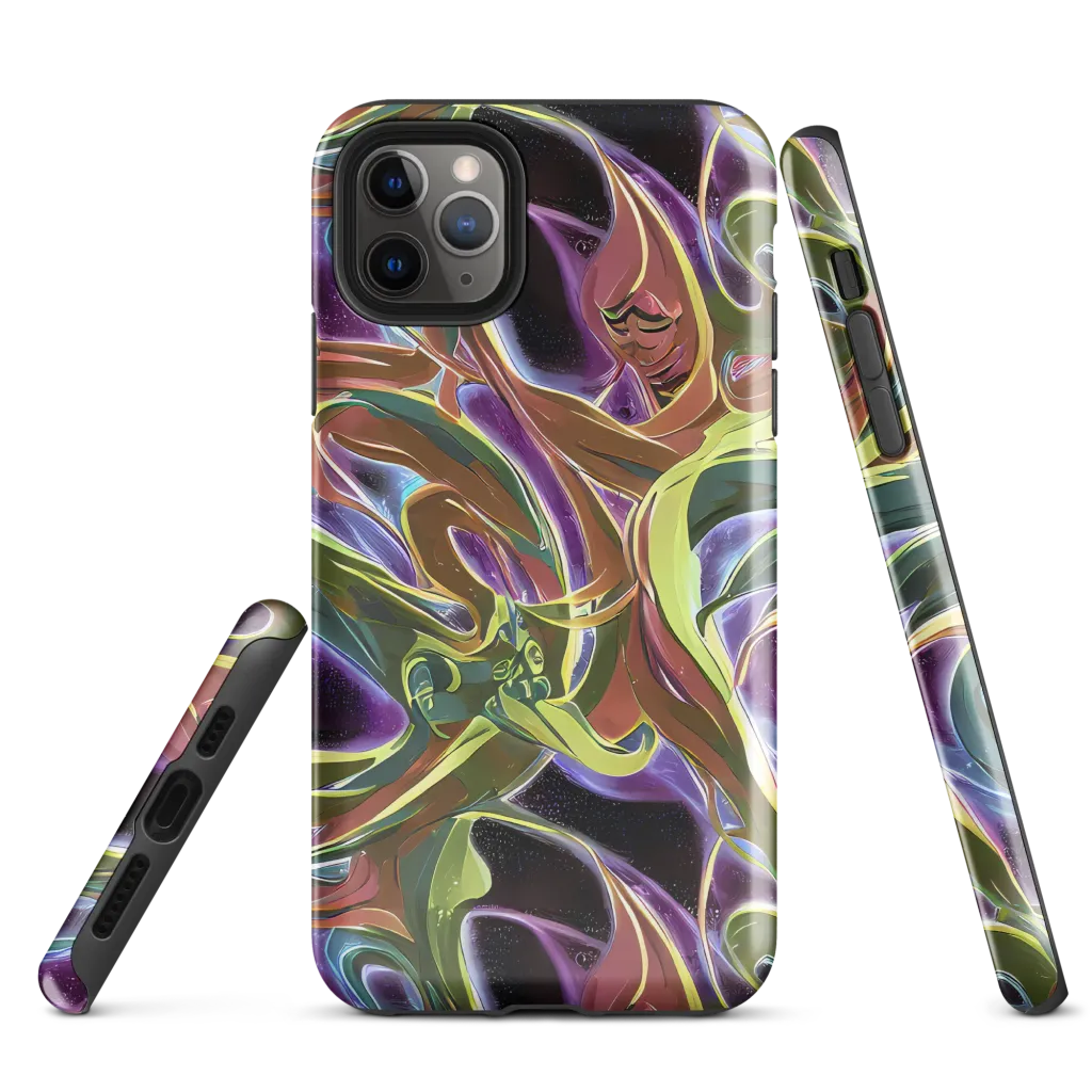 Electric Guava on Tough Case for iPhone® — Front