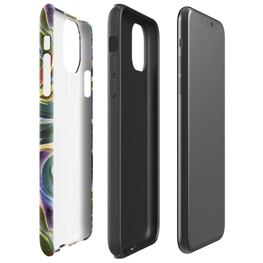 Electric Guava on Tough Case for iPhone® — Right