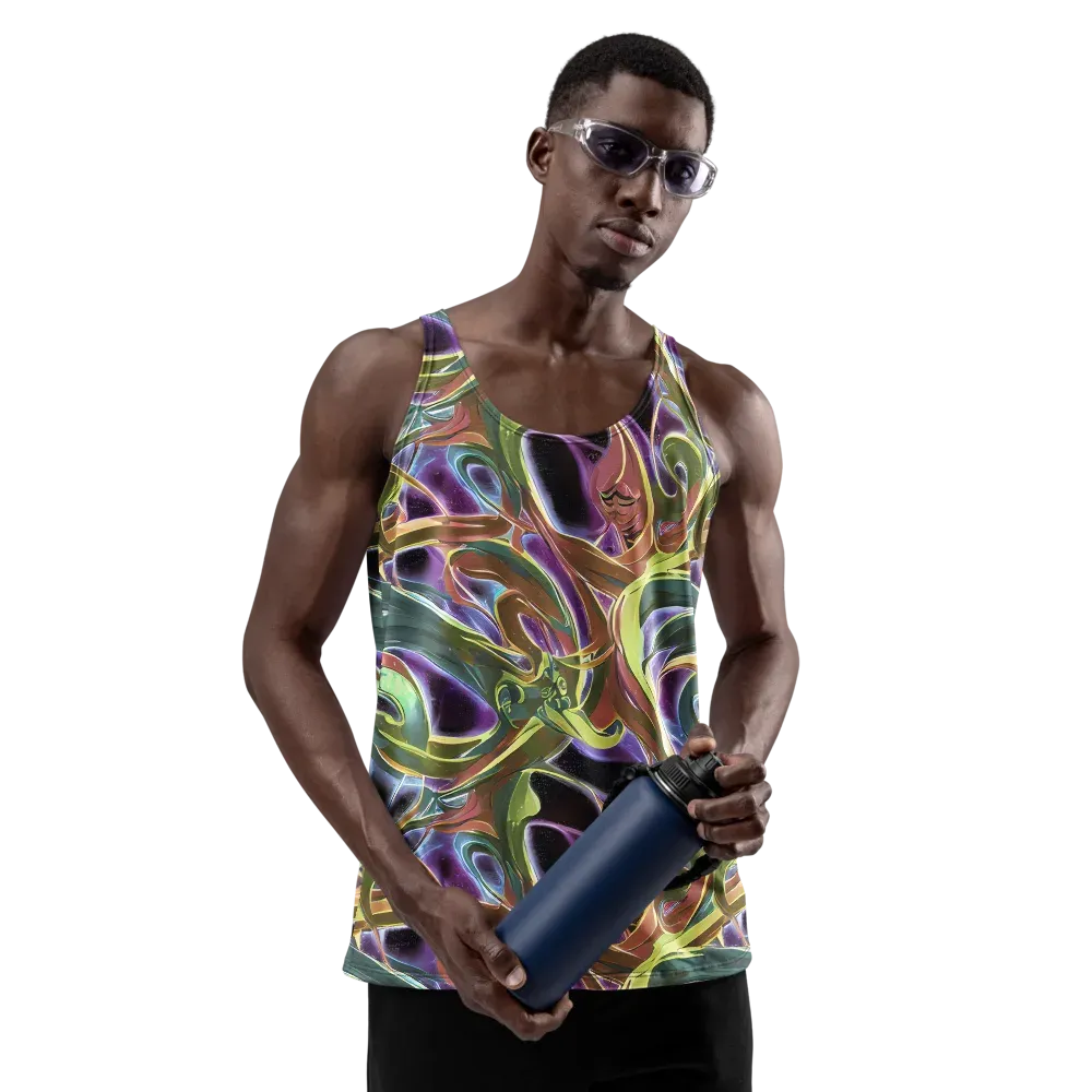 Electric Guava on Men's Tank Top — Front