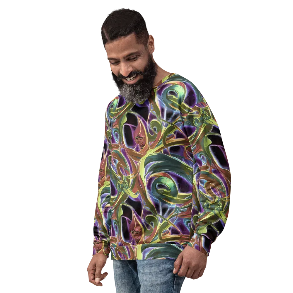 Electric Guava on Sweatshirt — Left Front