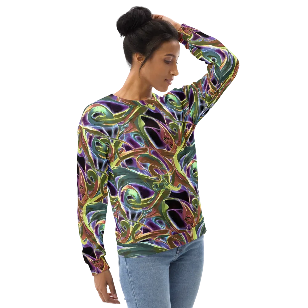 Electric Guava on Sweatshirt — Right Front