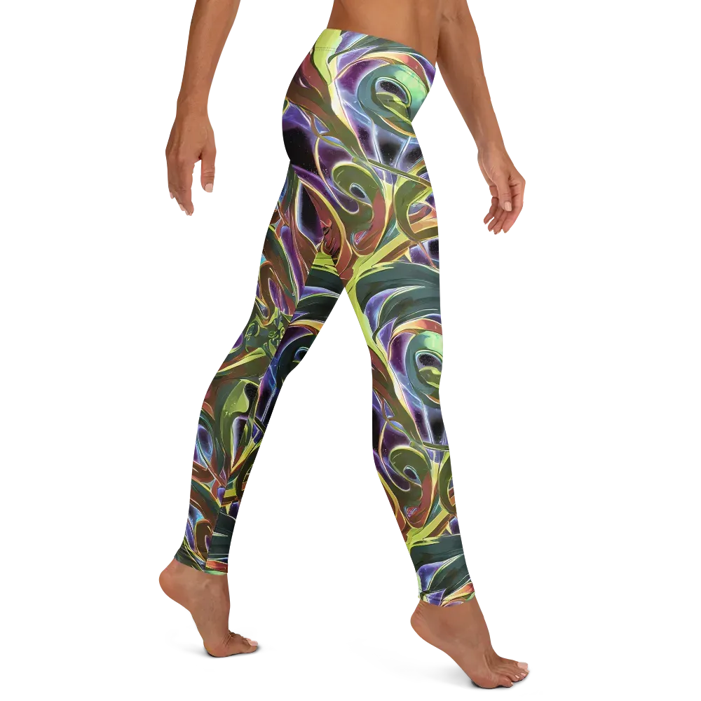 Electric Guava on Leggings — Right