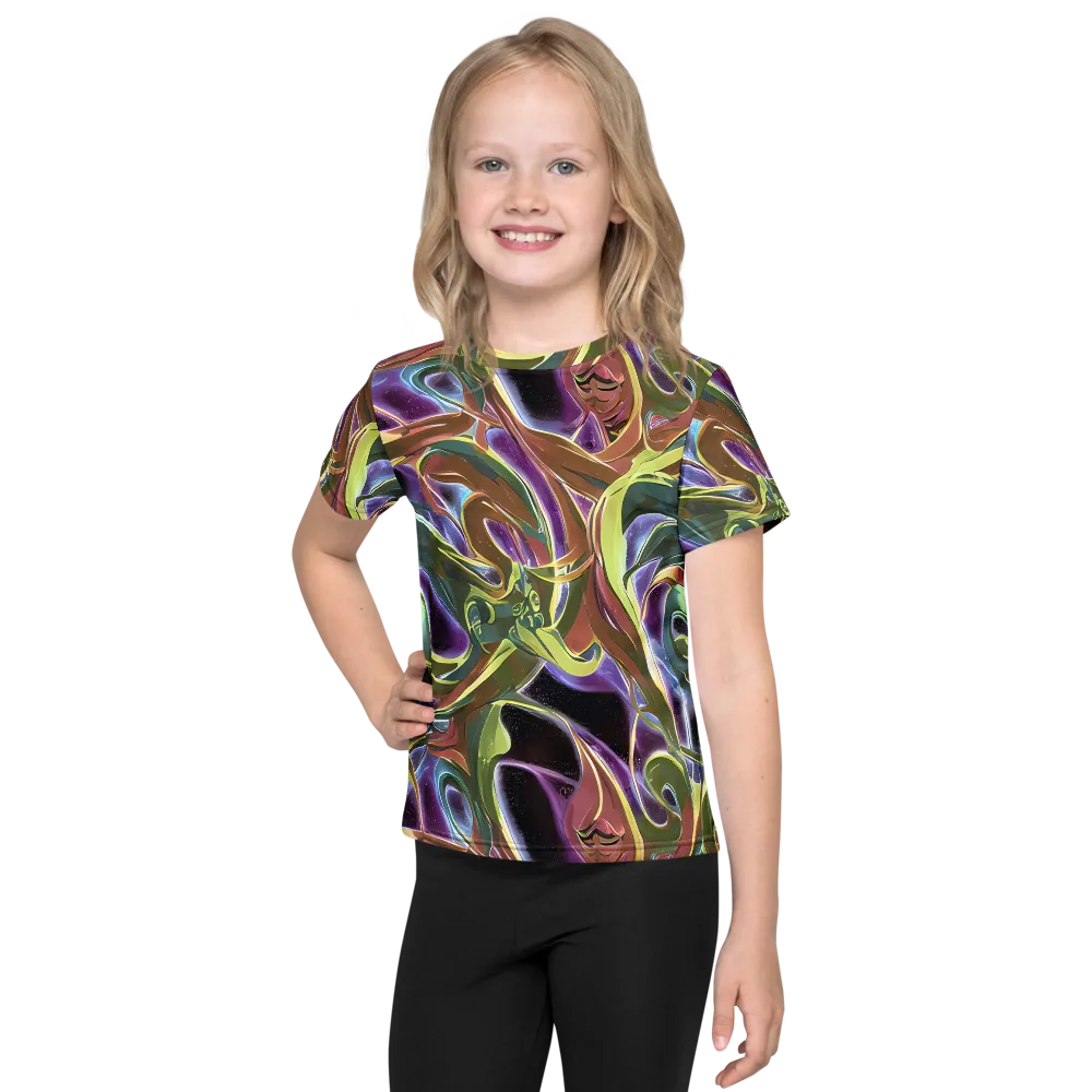 Electric Guava on Kids Crew Neck T-Shirt — Front