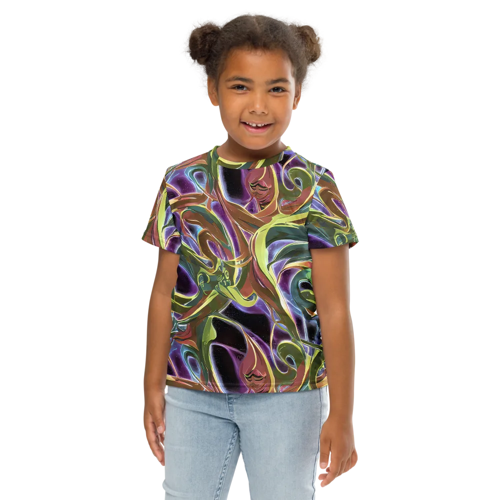 Electric Guava on Kids Crew Neck T-Shirt — Front