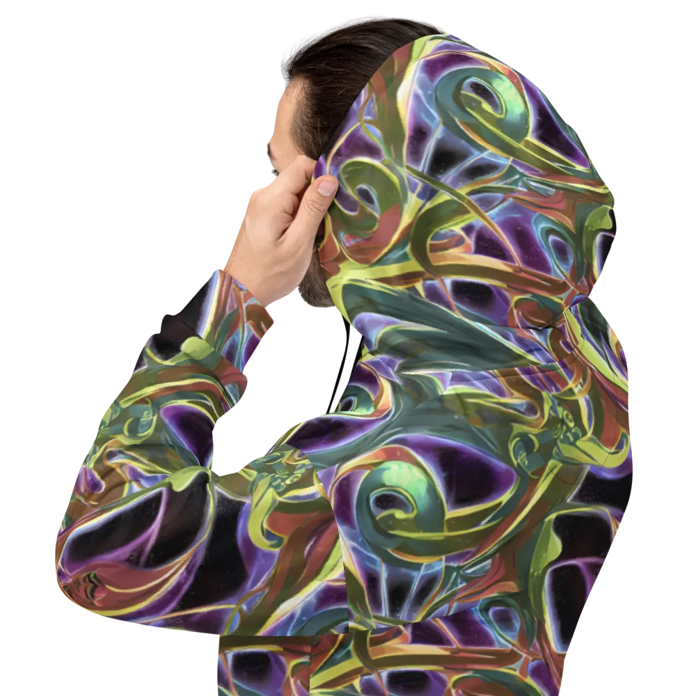 Electric Guava on Hoodie — Back