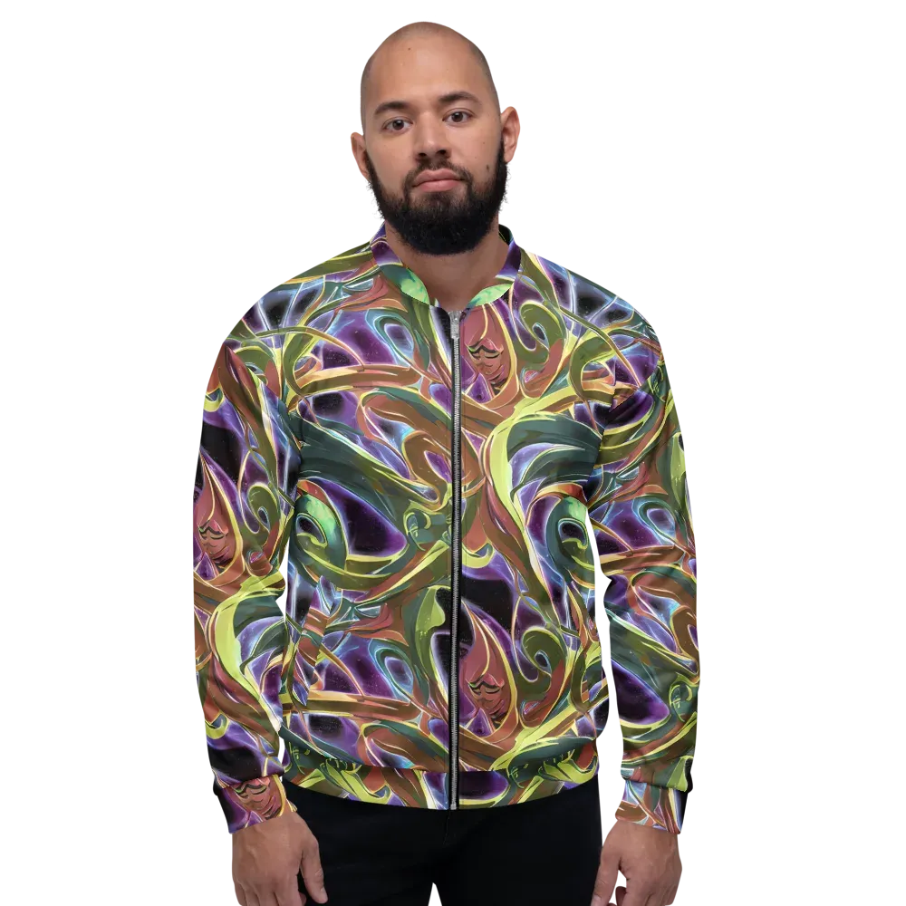 Electric Guava on Bomber Jacket — Front