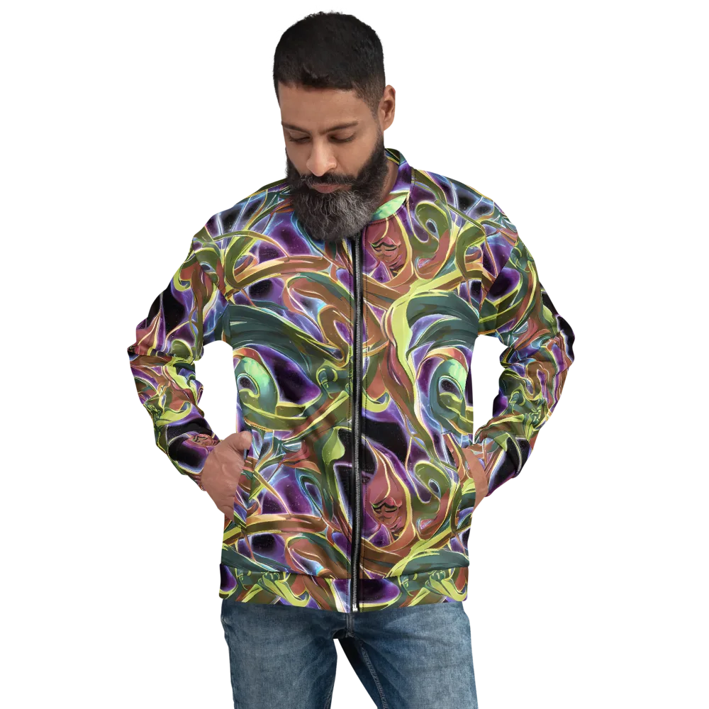 Electric Guava on Bomber Jacket — Front