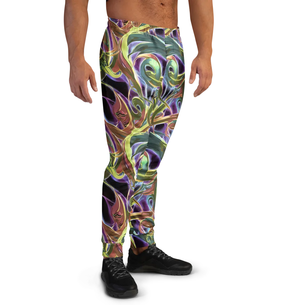 Electric Guava on Men's Joggers — Right
