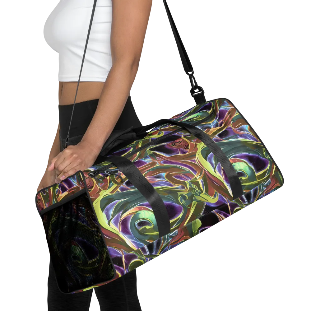 Electric Guava on Duffle Bag — Front