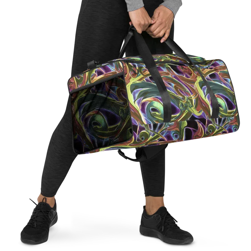 Electric Guava on Duffle Bag — Right Front