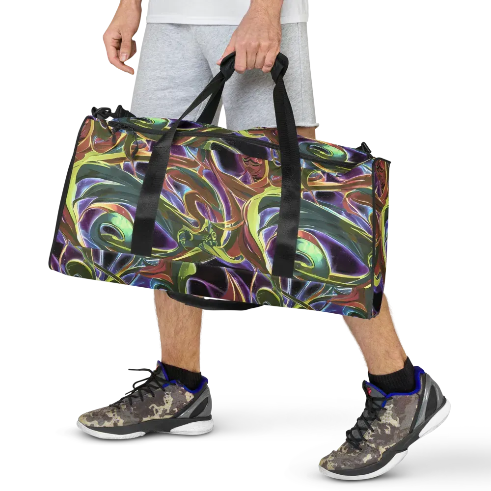 Electric Guava on Duffle Bag — Front