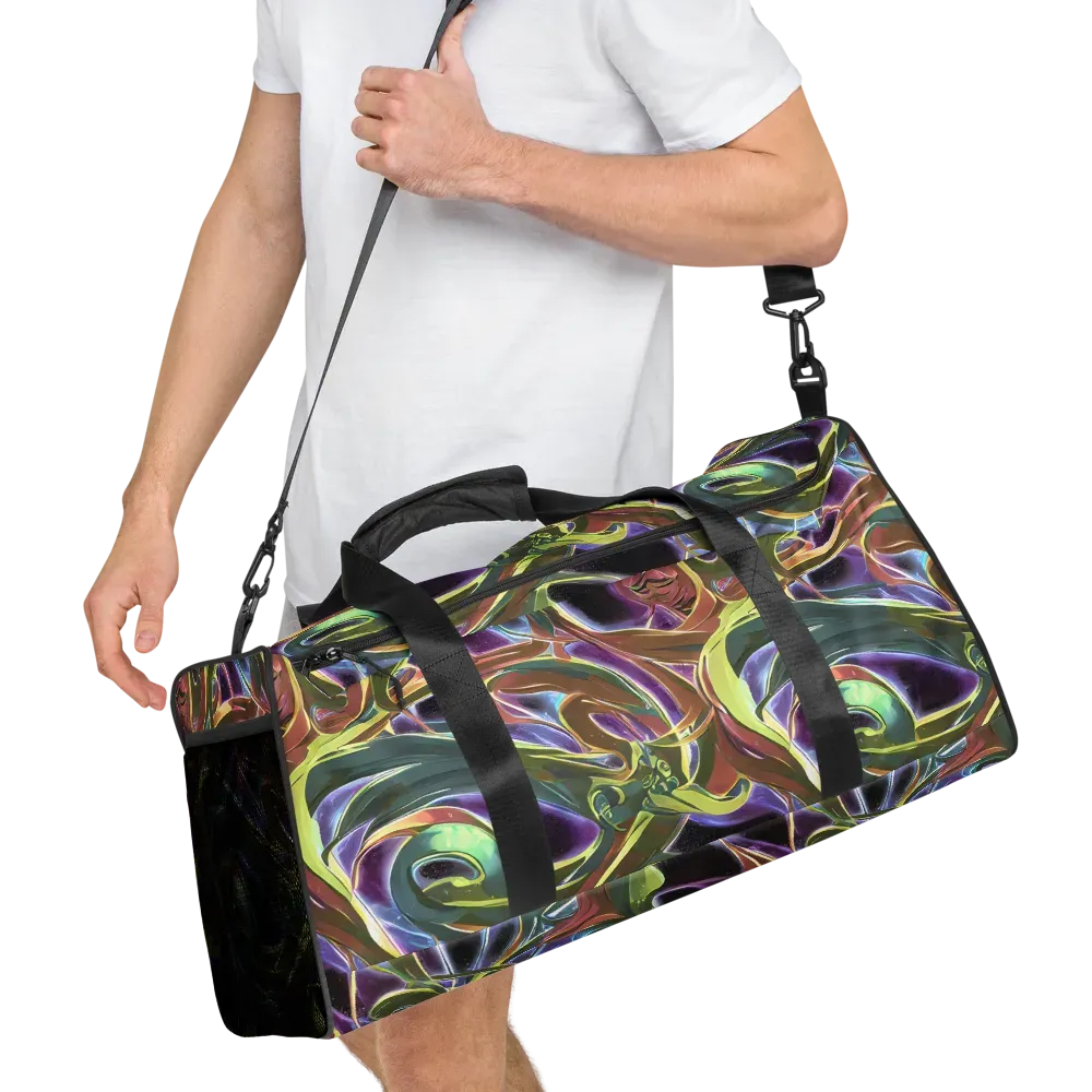 Electric Guava on Duffle Bag — Right Front
