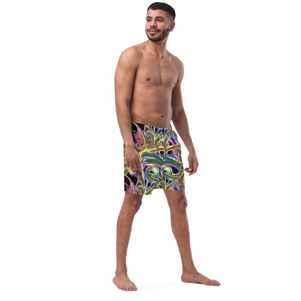 Electric Guava on Swim Trunks — Right Front