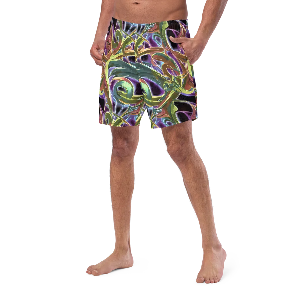 Electric Guava on Swim Trunks — Left Front