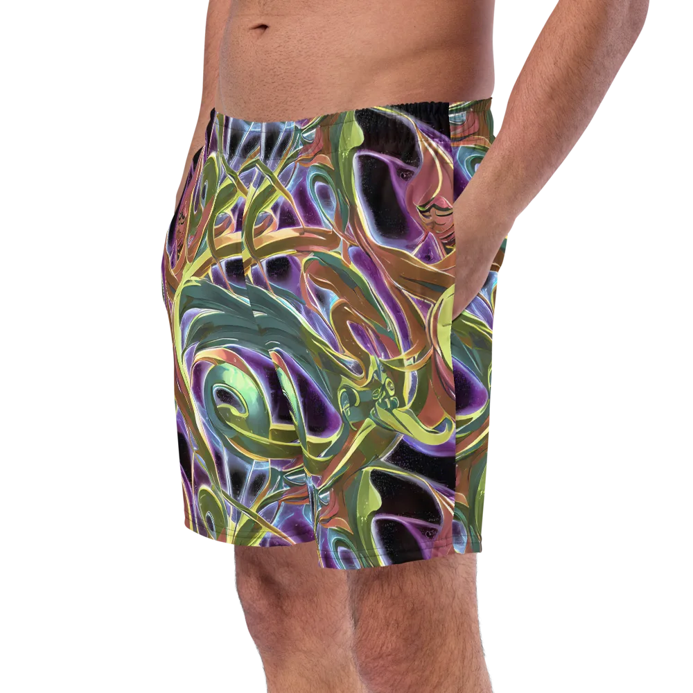 Electric Guava on Swim Trunks — Left Front