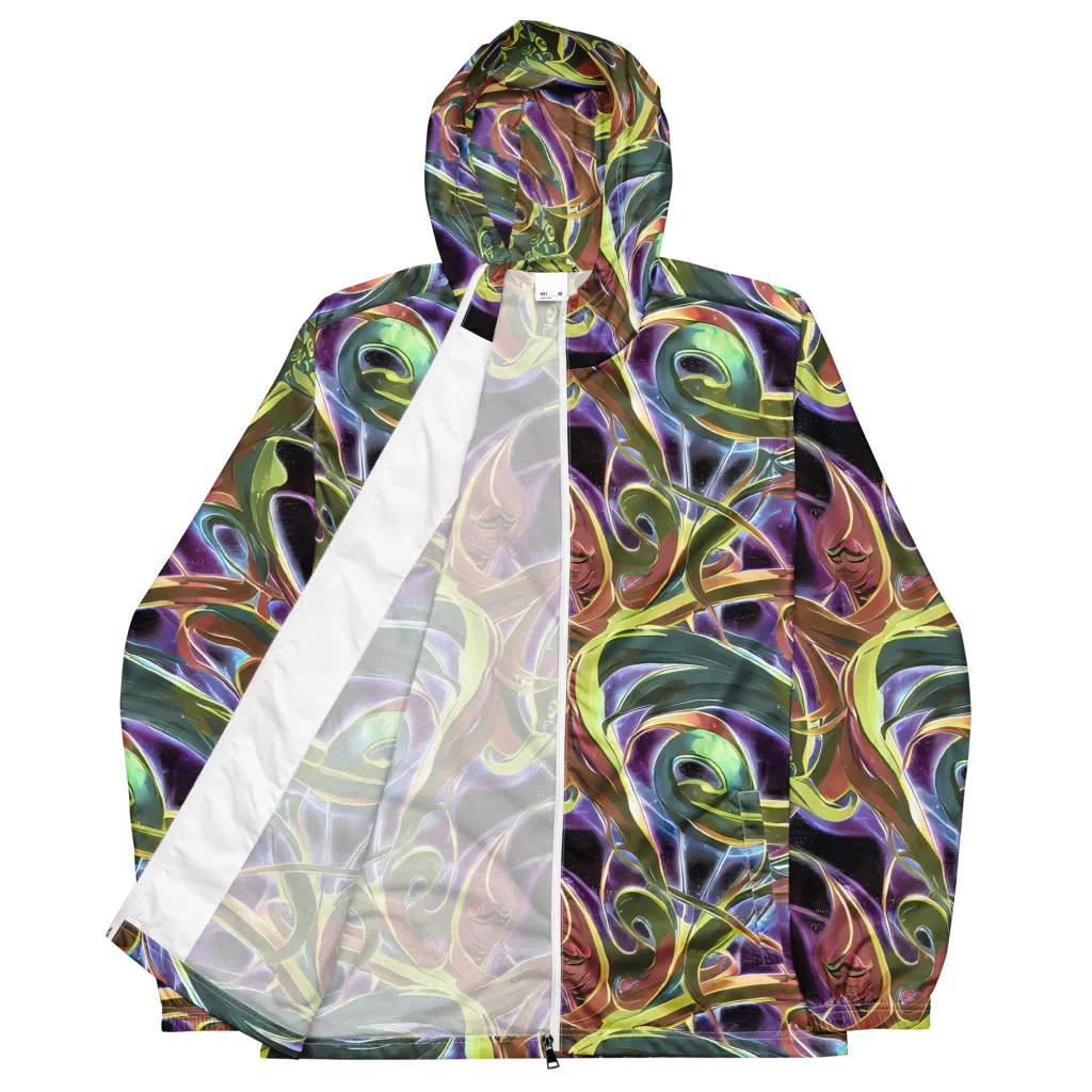 Electric Guava on Men's Windbreaker — Front