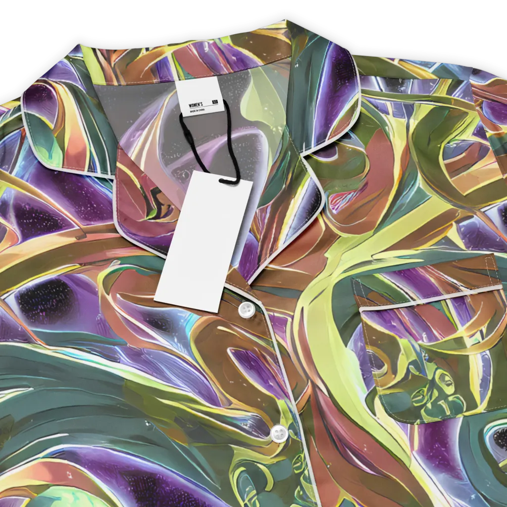 Electric Guava on Women's Short Sleeve Pajama Top — Product details