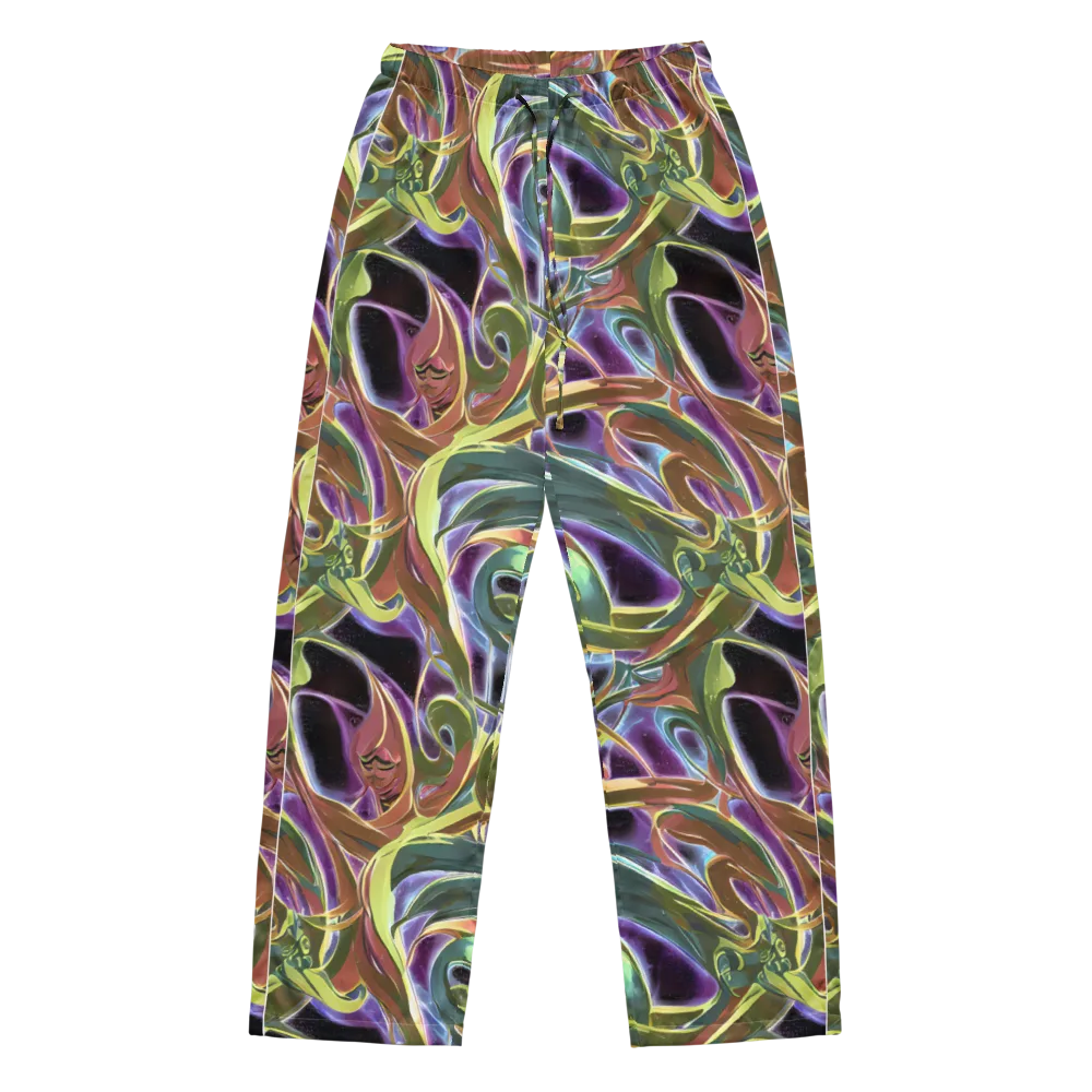Electric Guava on Women's Pajama Pants — Front