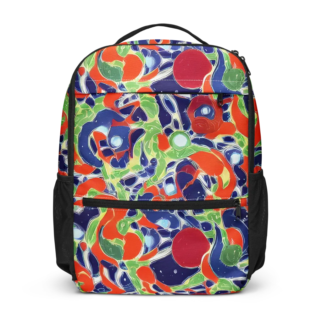 Neon Riviera on Utility Backpack — Front