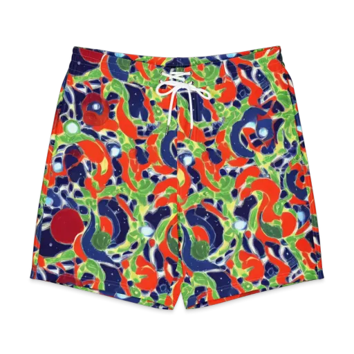 Neon Riviera on a Men's Board Shorts