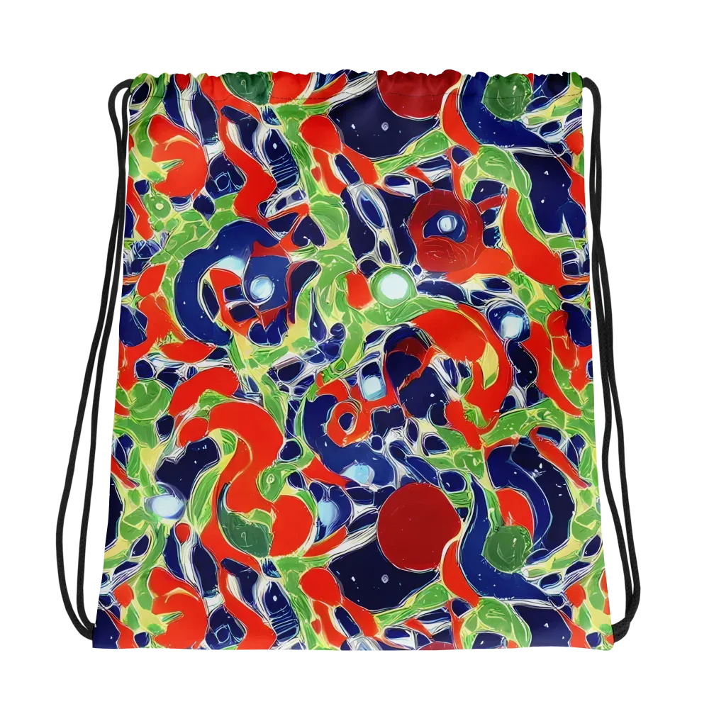 Neon Riviera on Drawstring Bag — Photo