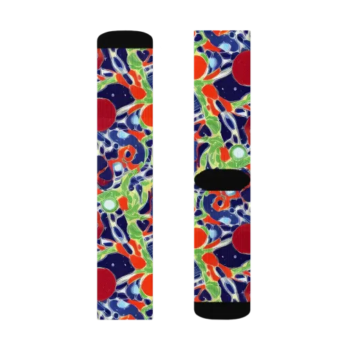 Neon Riviera on a Socks