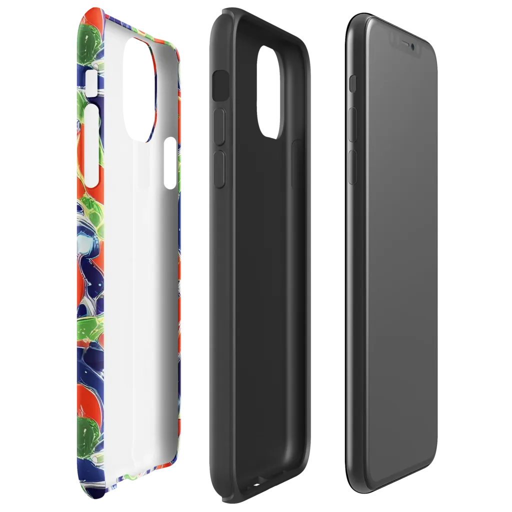 Neon Riviera on Tough Case for iPhone® — Right