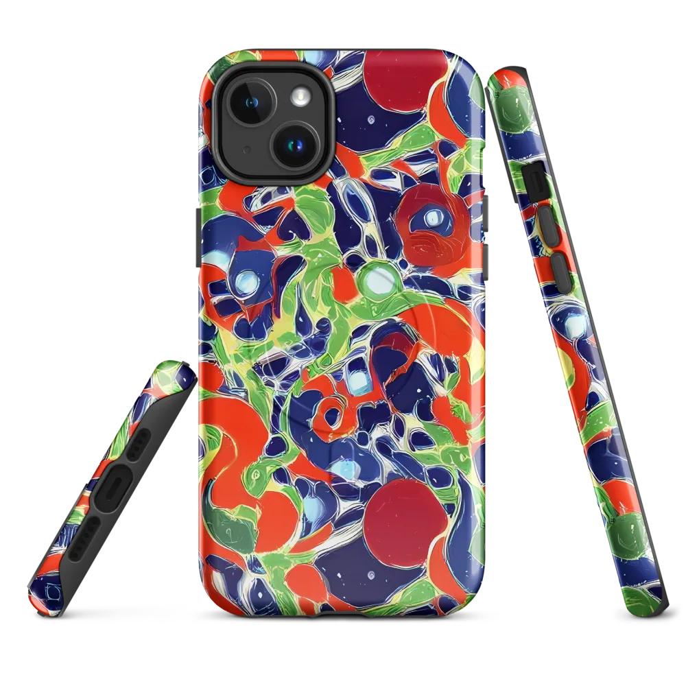 Neon Riviera on MagSafe Tough Case for iPhone® — Front