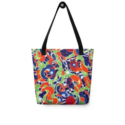 Neon Riviera on a Tote Bag