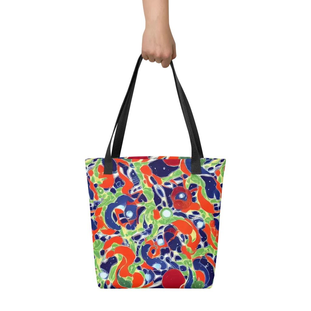 Neon Riviera on Tote Bag — Front