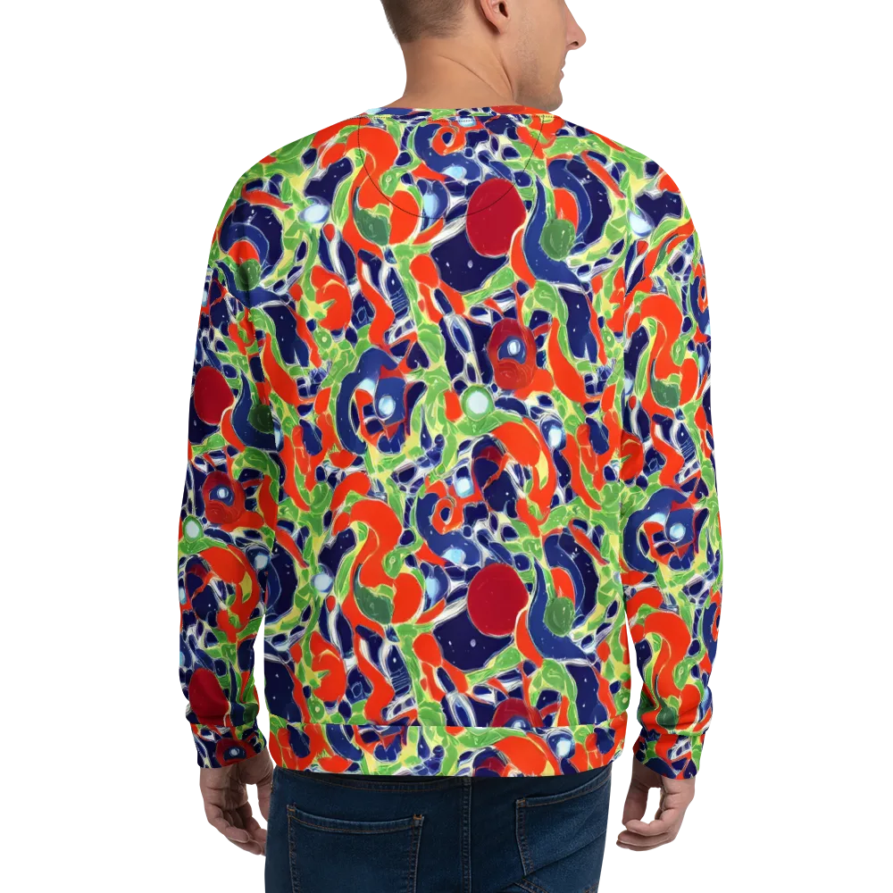 Neon Riviera on Sweatshirt — Back