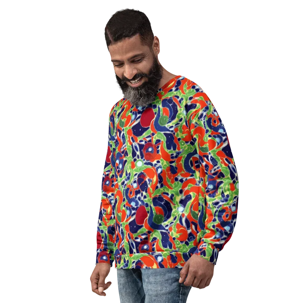 Neon Riviera on Sweatshirt — Left Front