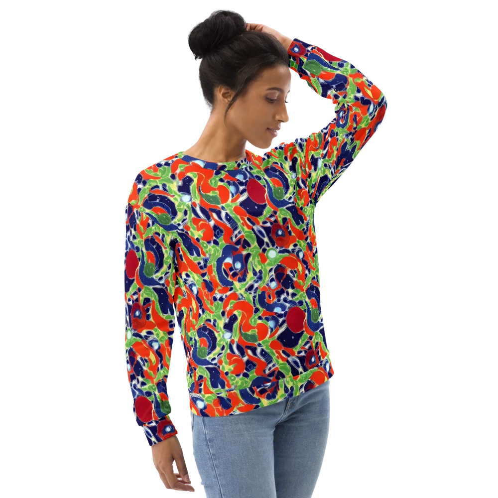 Neon Riviera on Sweatshirt — Right Front