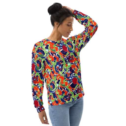 Neon Riviera on a Sweatshirt