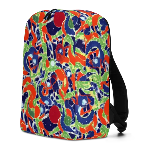 Neon Riviera on a Minimalist Backpack